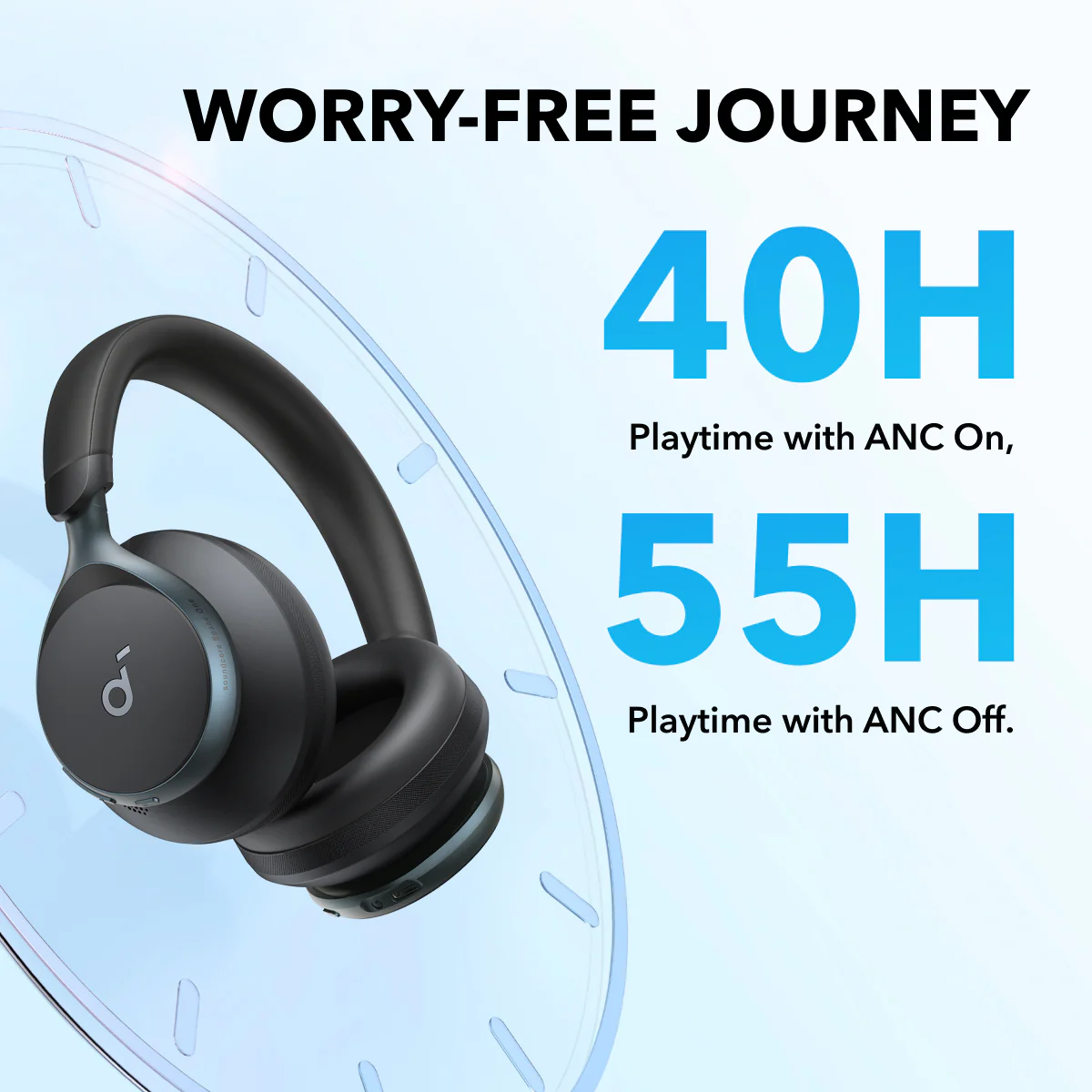 soundcore Space One | Active Noise Cancelling Headphones - Image 5