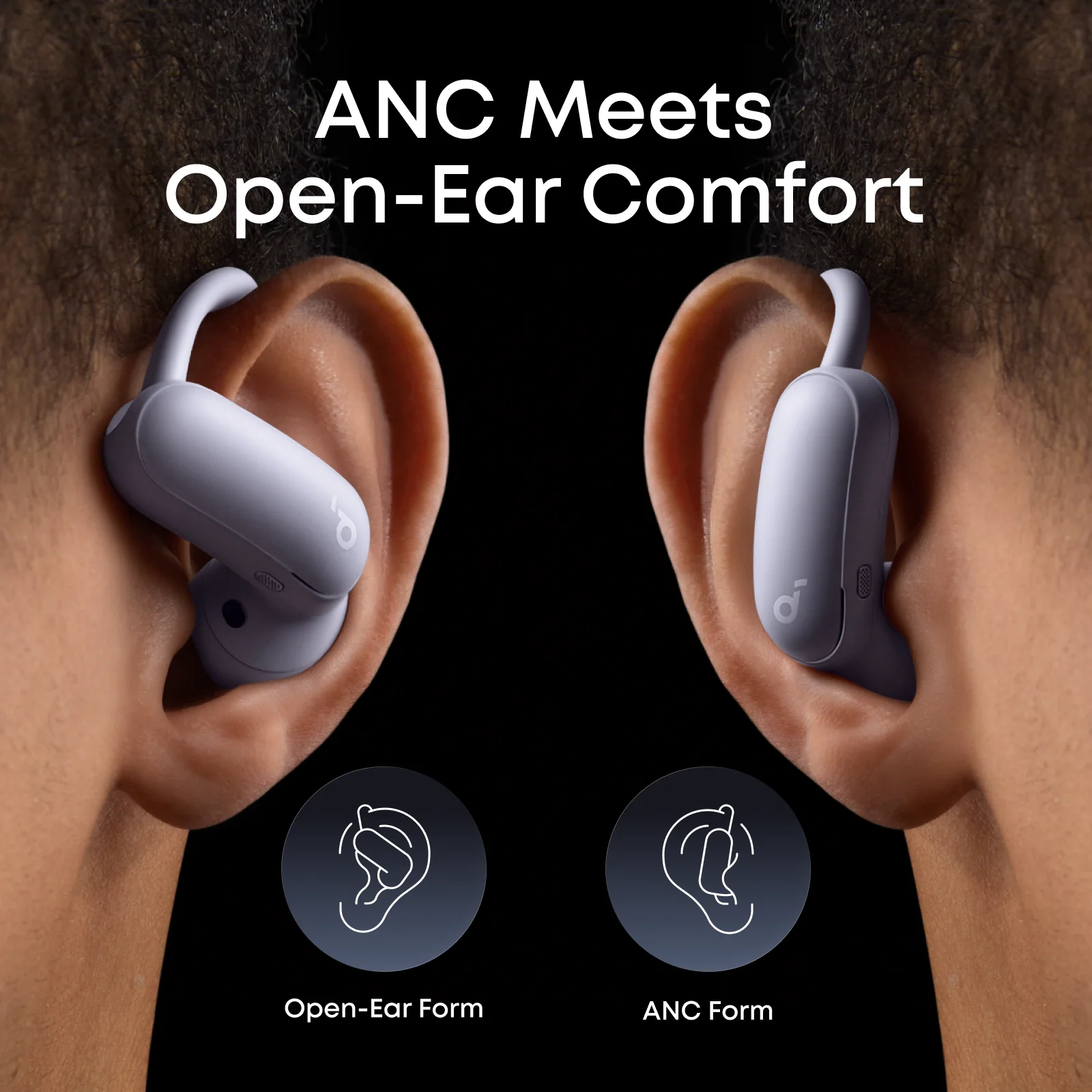 AeroFit 2 Pro Dual-Form Earbuds with Open-Ear and Active Noise Cancellation Form - Image 14