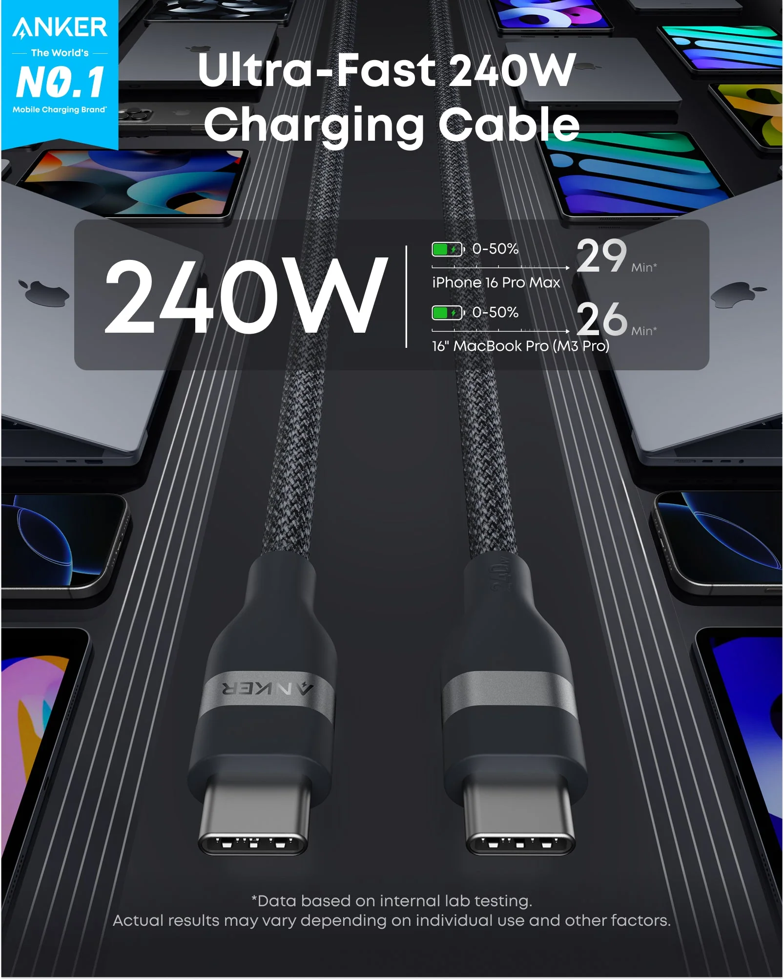 Anker Nano Charger (45W, Smart Display, 180° Foldable) - Image 118