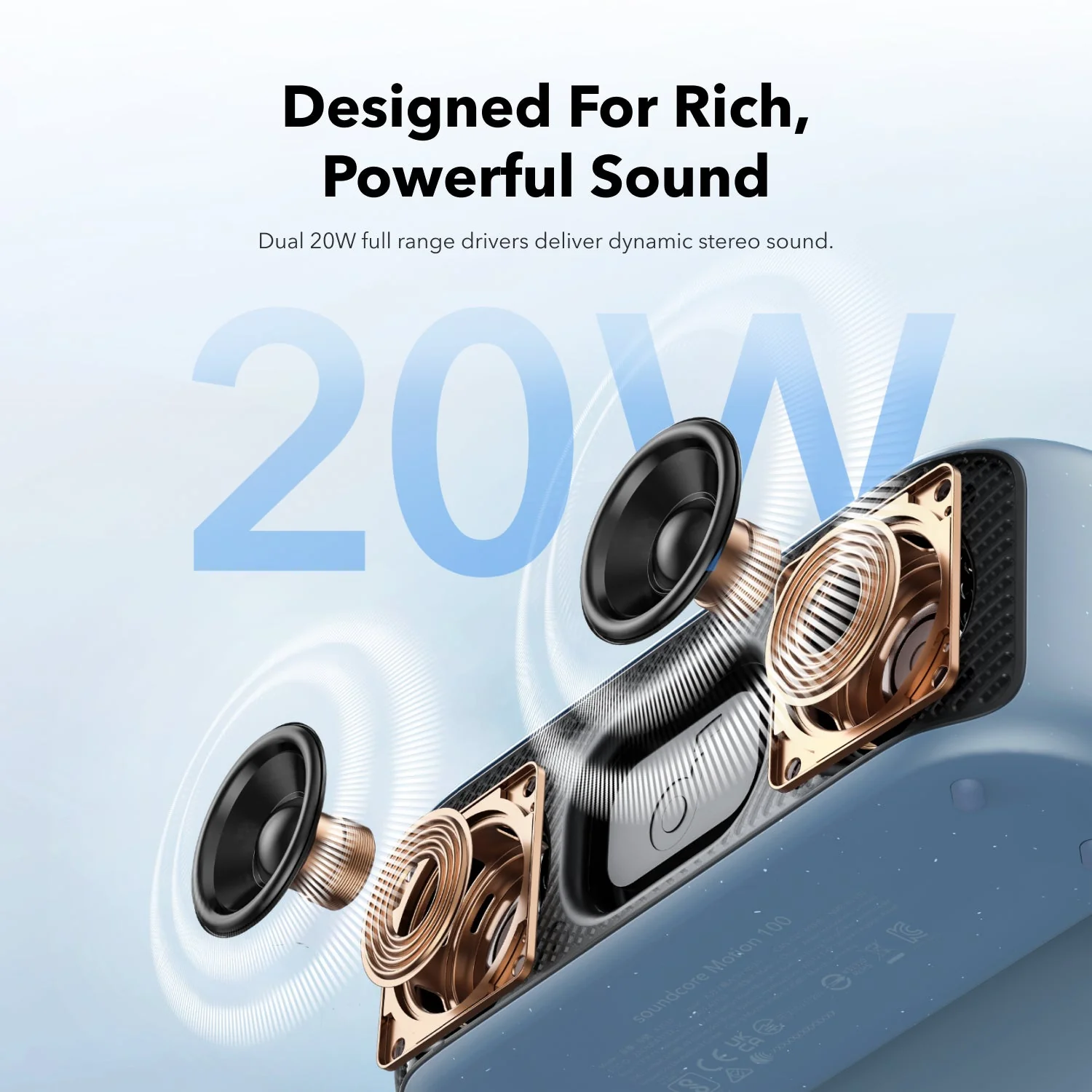 Motion 100 | Portable Bluetooth Wireless Speaker - Image 6
